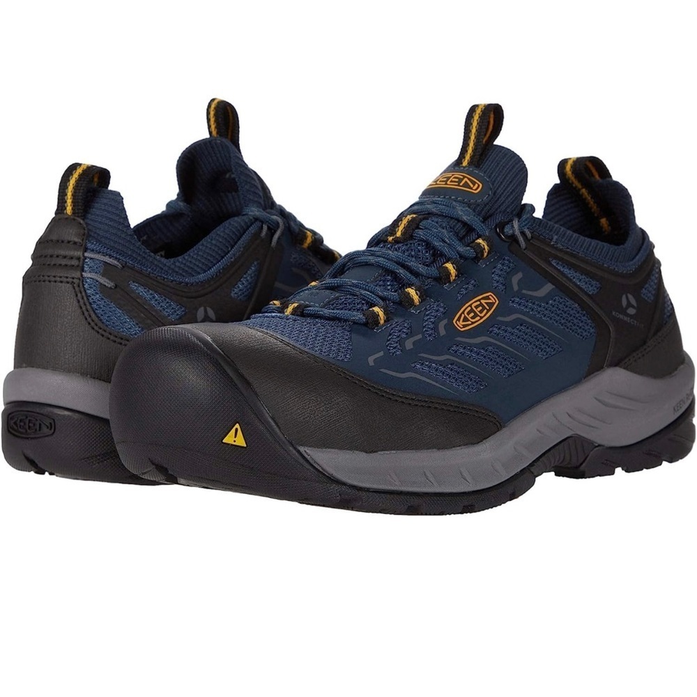 New KEEN Flint II Sport Utility Shoe Navy/Steel Grey Size 10